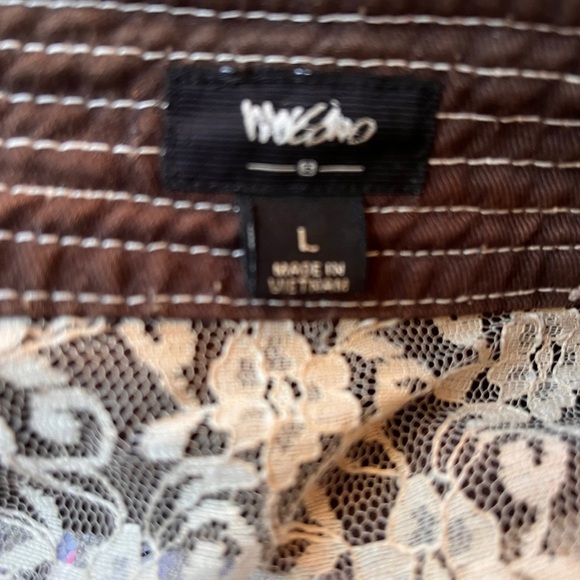 Vintage Mossimo Women's Cotton Jacket Brown size Large pre owned good condition - Picture 2 of 4